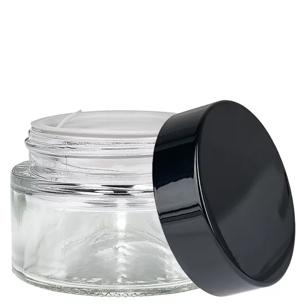 Glazen pot 30ml helder met inlay deksel UNiTWIST Glazen pot 30ml helder met inlay deksel UNiTWIST