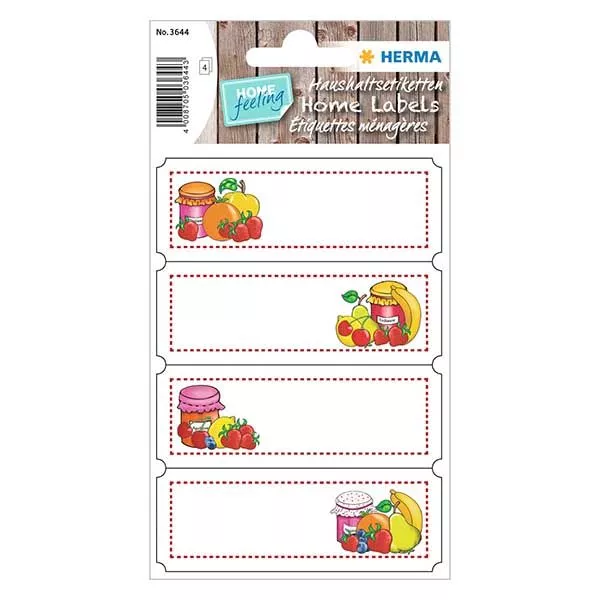 Keuken etiketten "Fruit selectie" (16 stickers) Keuken etiketten "Fruit selectie" (16 stickers)