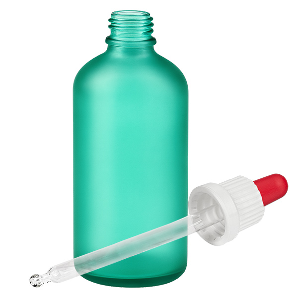 100ml pipetfles wit/rood OV GreenLine UT18/100 100ml pipetfles wit/rood OV GreenLine UT18/100