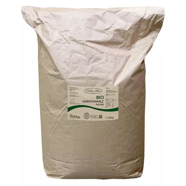 25kg biologisch gerstemoutpoeder Doktor-Klaus grootverpakking. 25kg biologisch gerstemoutpoeder Doktor-Klaus grootverpakking.