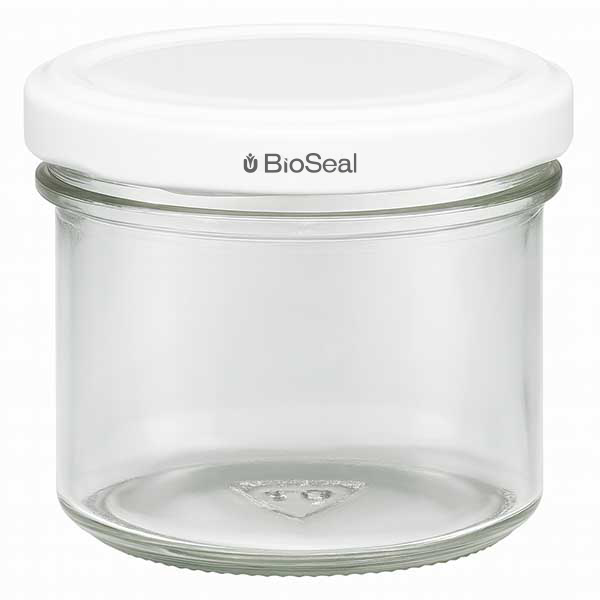 125ml bekers met BioSeal deksel wit UNiTWIST