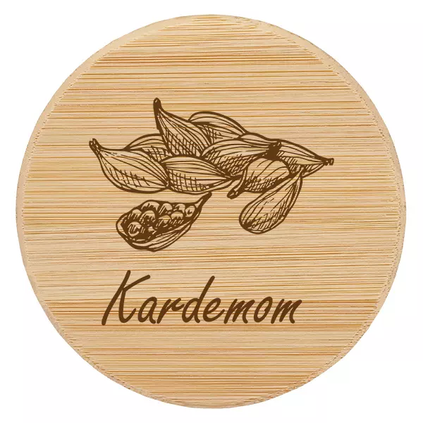 Houten deksel "Kardemom" voor WECK RR60 Houten deksel "Kardemom" voor WECK RR60
