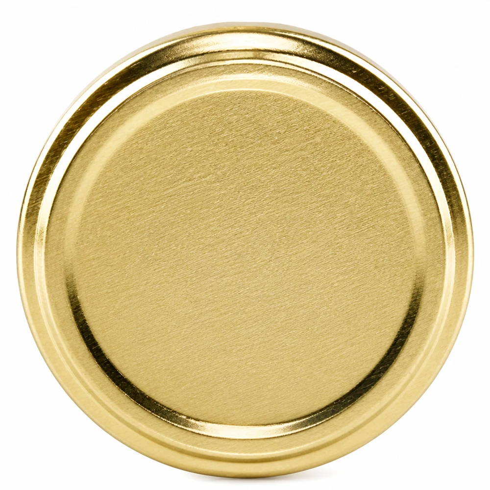100 mm BasicSeal-deksel goud (TO100) UNiTWIST UniTwist TO100 BasicSeal twist-off-deksel 100 mm goudkleurig voor jam en inmaakpotten
