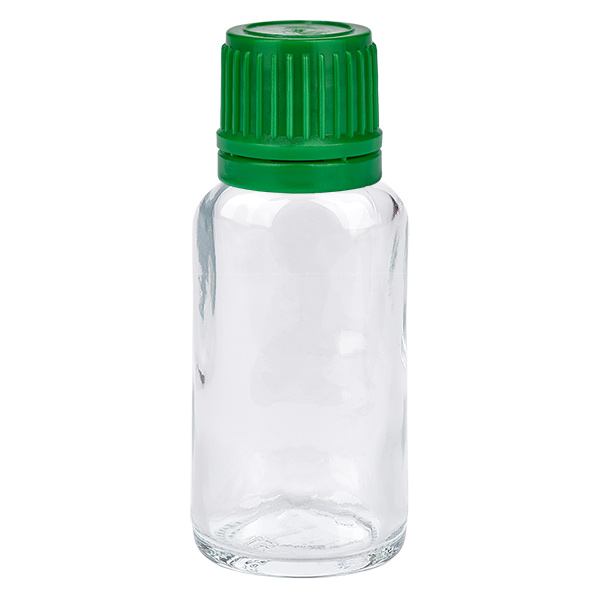 20ml flesje 11mm SV groen OV ClearLine UT18/20 20ml flesje 11mm SV groen OV ClearLine UT18/20