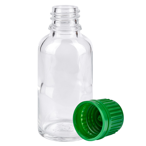 30ml flacon 11mm SV groen OV ClearLine UT18/30 30ml flacon 11mm SV groen OV ClearLine UT18/30