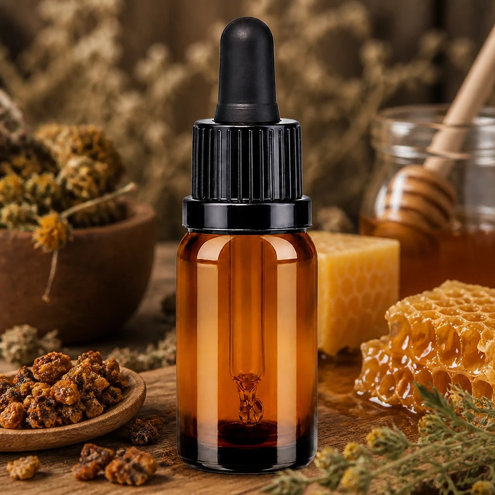 10ml pipetfles zwart OV BrownLine UT18/10 Hoogwaardige 10ml amberkleurige glazen pipetfles met zwarte dop voor UV-bescherming en lange houdbaarheid