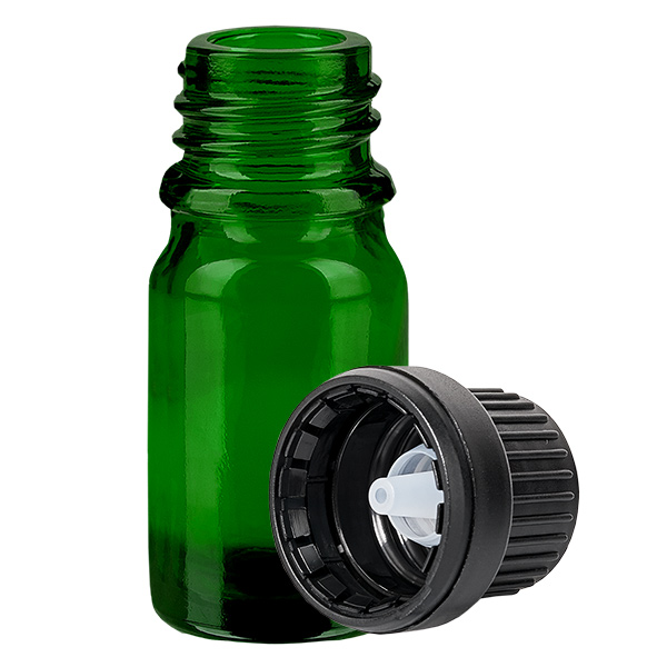5ml druppelflesje 2mm zwart OV GreenLine UT18/5 5ml druppelflesje 2mm zwart OV GreenLine UT18/5