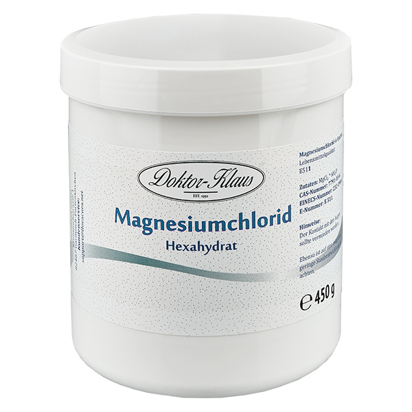 450 g Doktor-Klaus magnesiumchloride-6-hydraat E511 450 g Doktor-Klaus magnesiumchloride-6-hydraat E511