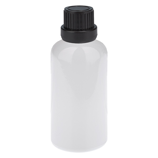 50 ml flesje 11 mm schroefdop zwart verzegelde sluiting WhiteLine UT18/50 50 ml flesje 11 mm schroefdop zwart verzegelde sluiting WhiteLine UT18/50