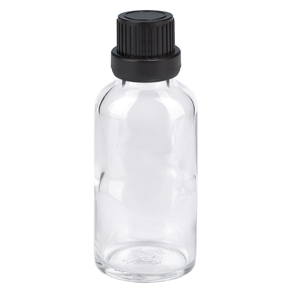 30ml flesje 11mm SV zwart OV ClearLine UT18/30