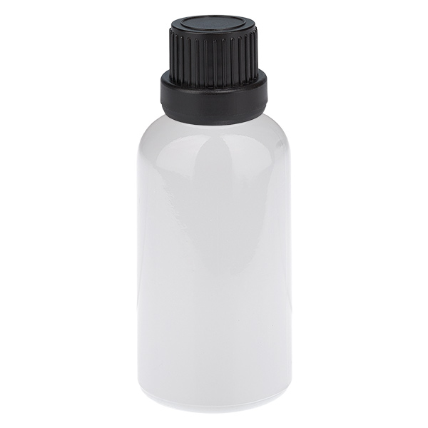 30 ml druppelflesje 2 mm zwart originele dop WhiteLine UT18/30