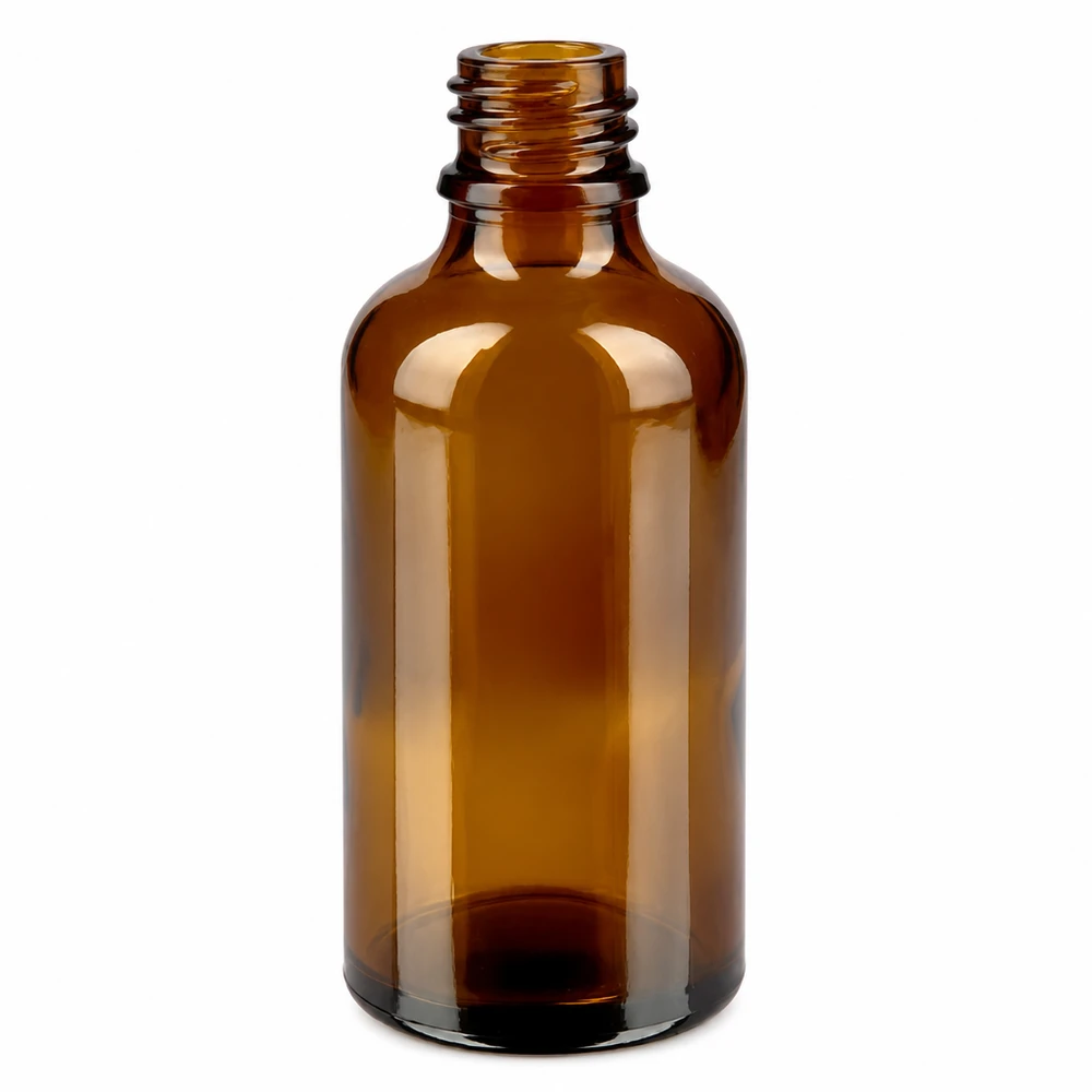 50ml donker glazen druppelflesje, ideaal voor aromatherapie en cosmetica