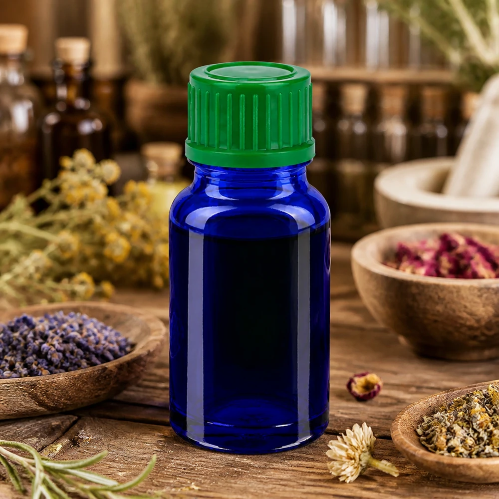 10ml flesje SV 11mm groen STD BlueLine UT18/10 met precieze schenktuit voor doseren