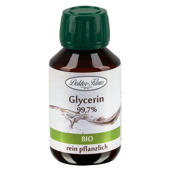 Bio-glycerine 99.7% in bruine 100ml PET fles met VR - E 422 Bio-glycerine 99.7% in bruine 100ml PET fles met VR - E 422
