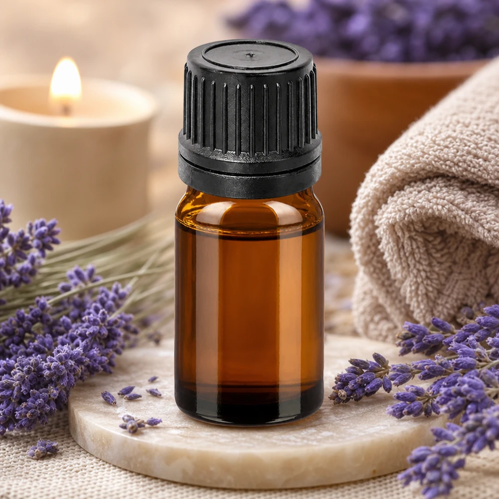 BrownLine druppelflesje van 5 ml met 1 mm opening, ideaal voor aromatherapie en wellness-toepassingen