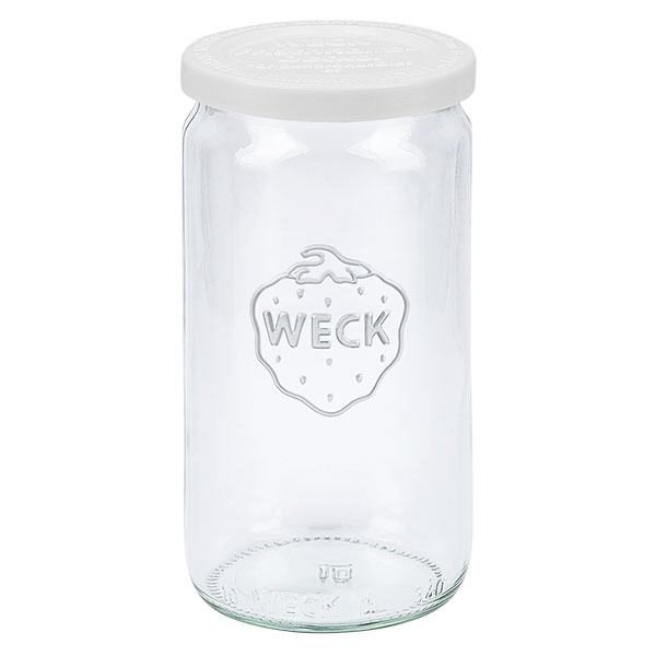 340ml cilinderglas met vershouddeksel WECK RR60