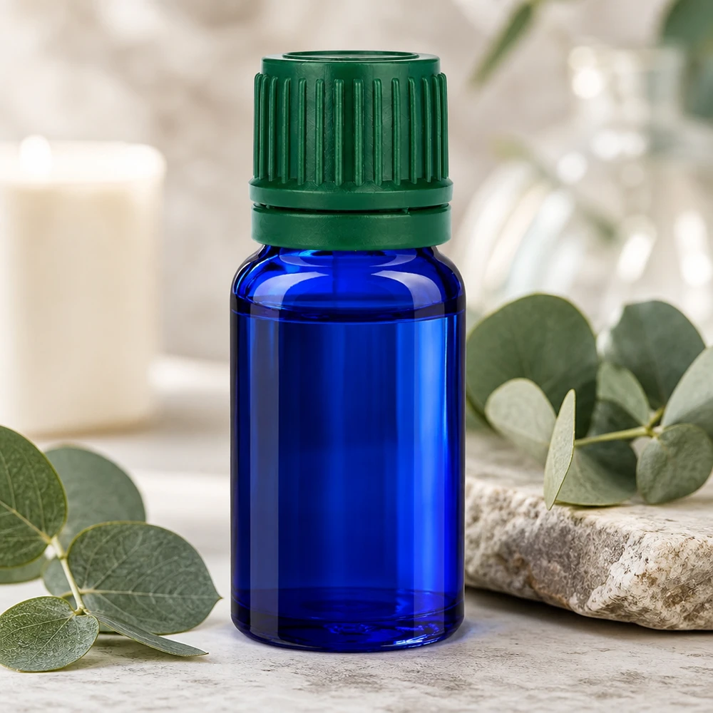 10ml BlueLine glazen fles met 11mm opening, ideaal voor pipetten en druppelaarinzetten