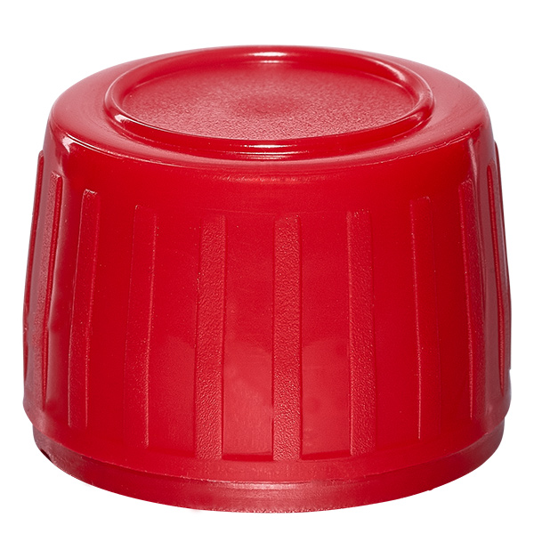 Schroefdop rood met verzegelring PP28 ApoGlas Schroefdop rood met verzegelring PP28 ApoGlas