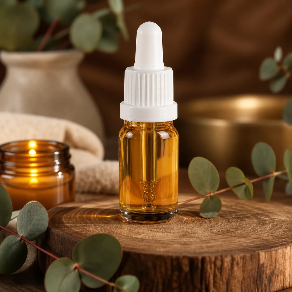 BrownLine pipetfles 5ml met UT18/5 schroefdraad - ideaal voor cosmetica en aromatherapie
