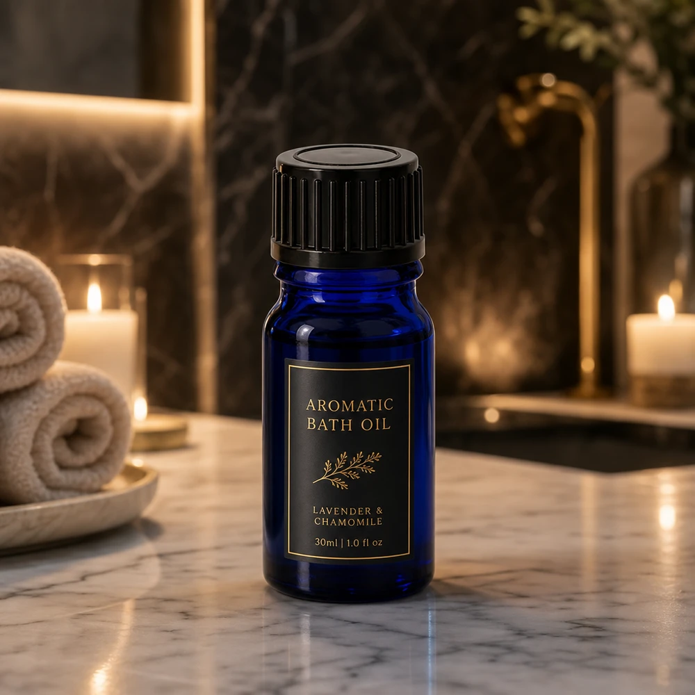 5ml flessenglazen 11mm SV zwart OV BlueLine UT18/5 Veelzijdig 5ml apothekersflesje van getint glas voor aromatherapie en natuurlijke cosmetica