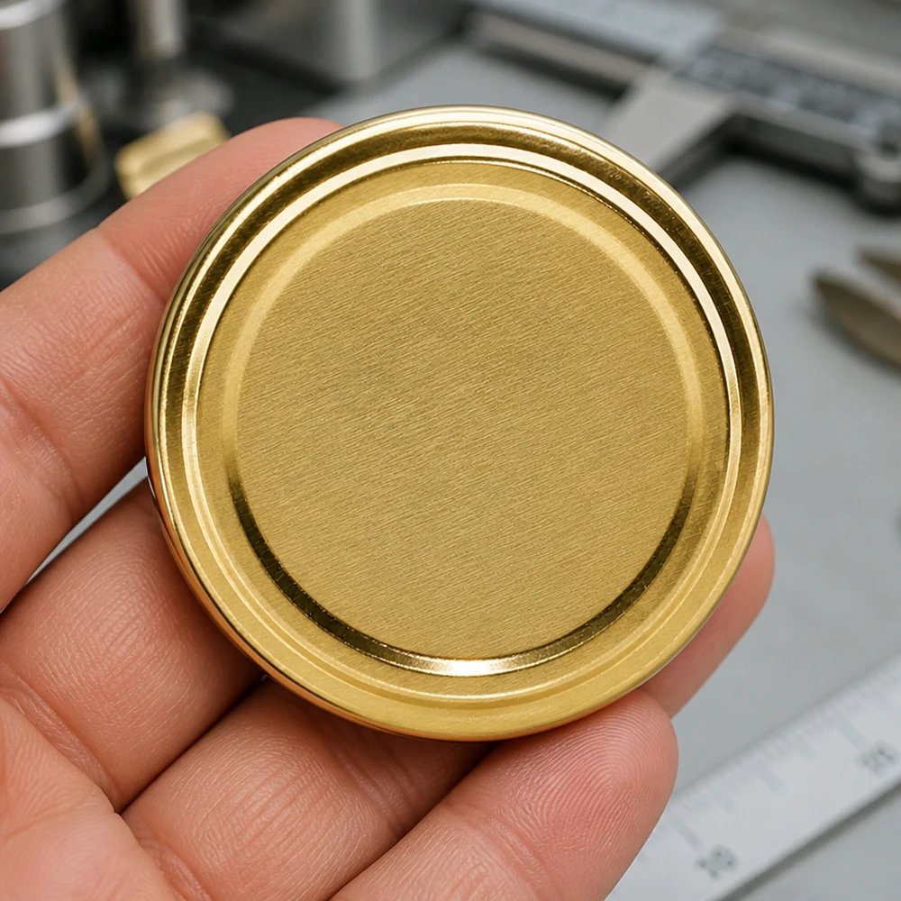 UNiTWIST TO82 goud, BioSeal, BPA-NI, unitemp Twist-Off-deksel TO82 goud Werkplaatsomgeving schuifmaat Kwaliteitscontrole BioSeal unitemp BPA-NI