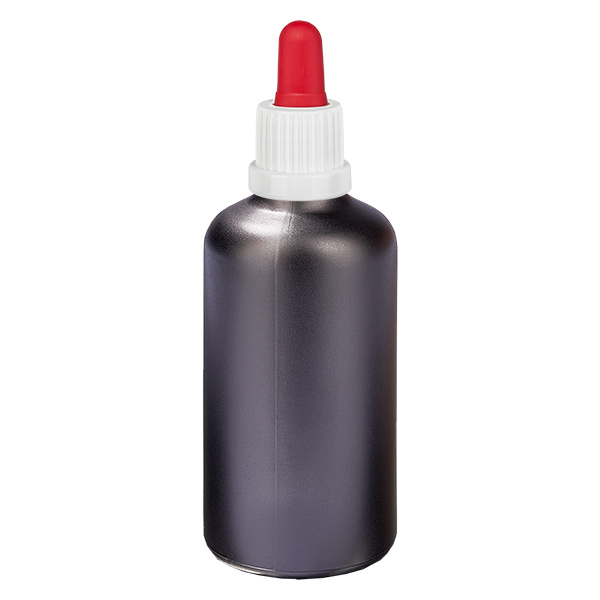 100ml pipetfles wit/rood OV BlackLine UT18/100 100ml pipetfles wit/rood OV BlackLine UT18/100