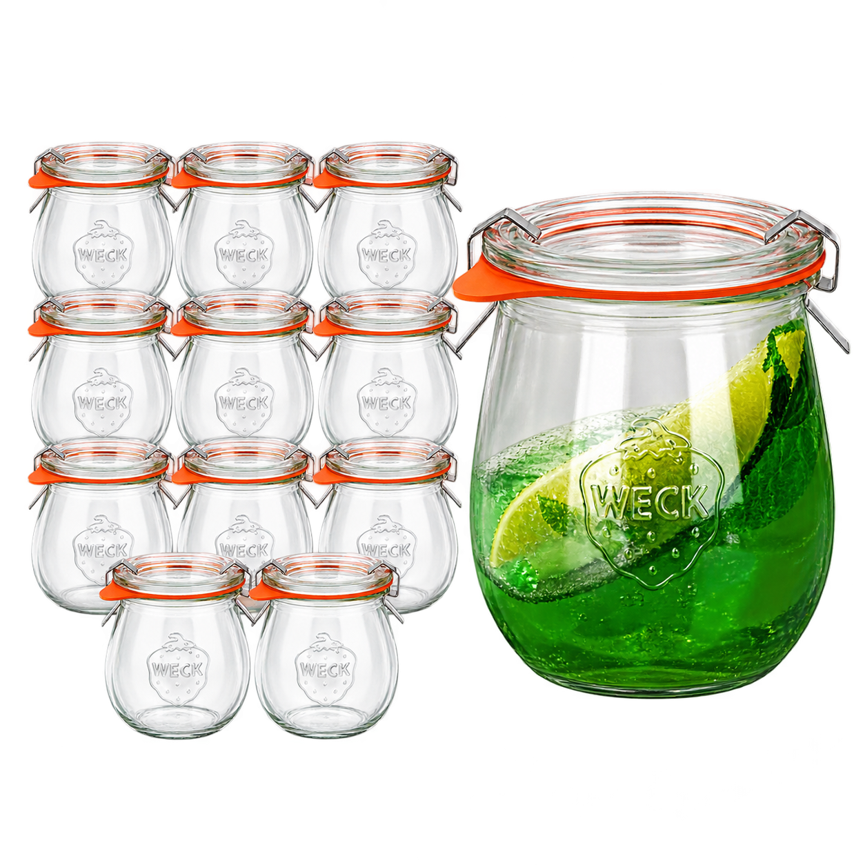 WECK sets compleet