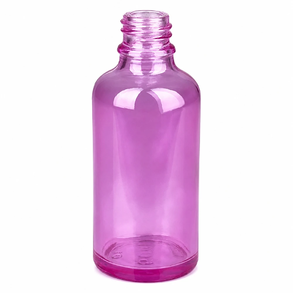 50ml violette neussprayfles met UT18 schroefdraad - ideaal voor vloeibare medicatie en sprayoplossingen