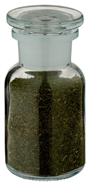 Idee voor een glazen kruidenpotje: Apothekersfles 100 ml met wijde hals helder glas incl. glazen stop Idee voor een glazen kruidenpotje: Apothekersfles 100 ml met wijde hals helder glas incl. glazen stop