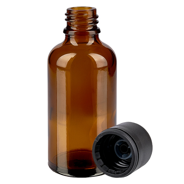 50ml fles 6mm SV zwart STD BrownLine UT18/50 50ml fles 6mm SV zwart STD BrownLine UT18/50