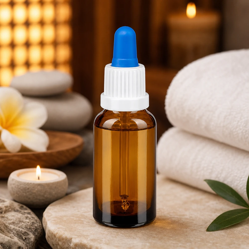 Praktisch 20ml BrownLine doseerflesje voor het nauwkeurig aanbrengen van serums en tincturen