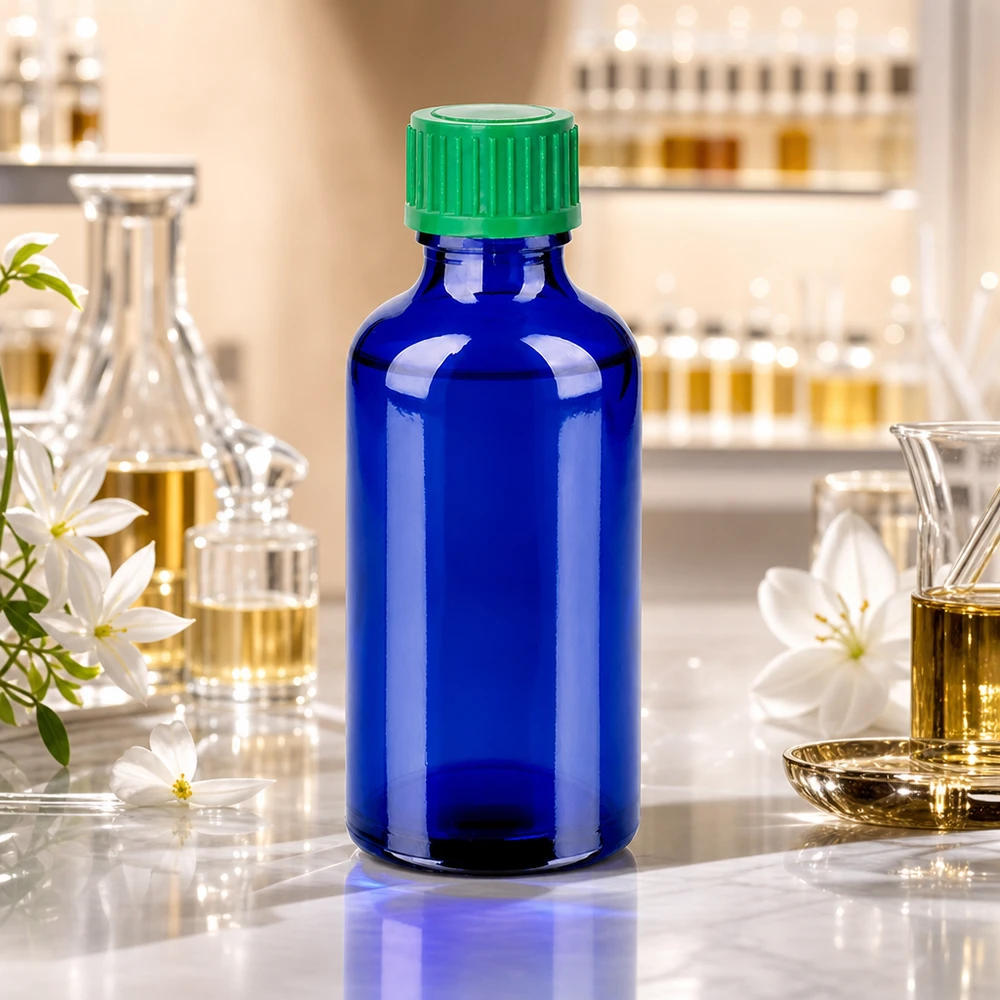 Handige glazen STD-draadfles van 50 ml met nauwkeurig druppelsysteem voor dagelijks gebruik