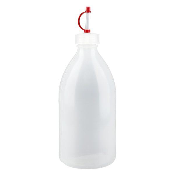 Laboratoriumfles met nauwe hals 500ml met druppelsluiting Laboratoriumfles met nauwe hals 500ml met druppelsluiting