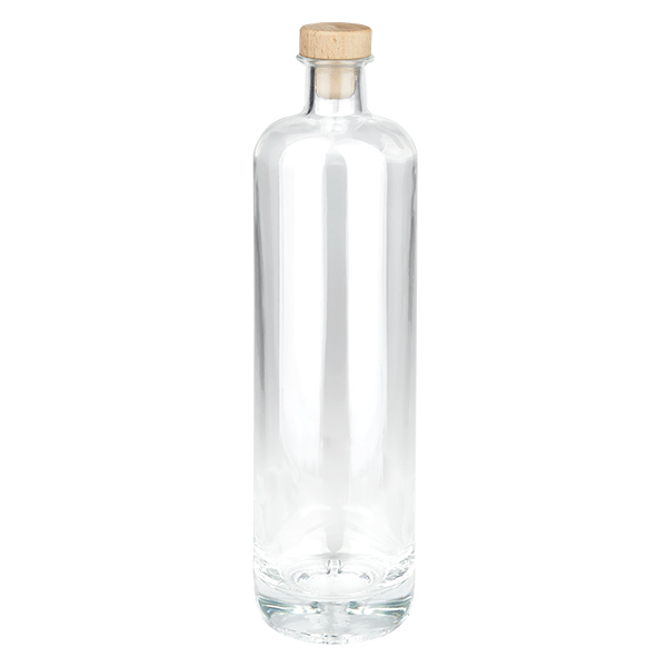 700 ml glazen fles Ella met houten handgreepkurk UNiTWIST®