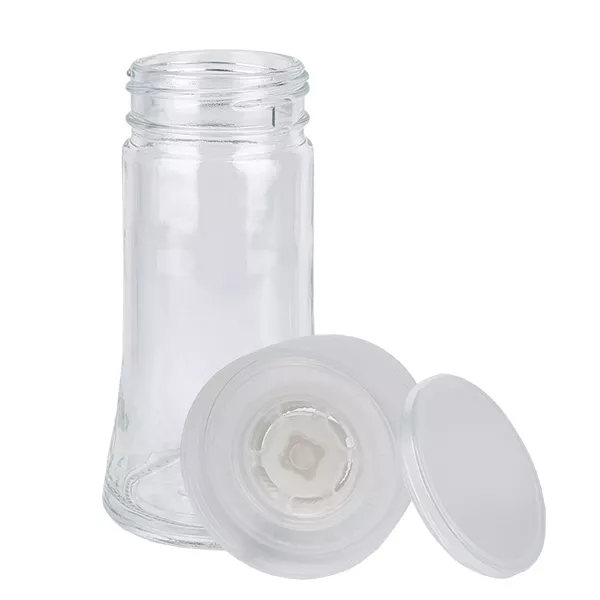 Kruidenpotje van helder glas, 95 ml, Mühlwerk Keramik, transparant