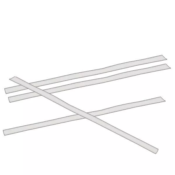 100 x U-Clip van papier, lengte 140, wit 100 x U-Clip van papier, lengte 140, wit