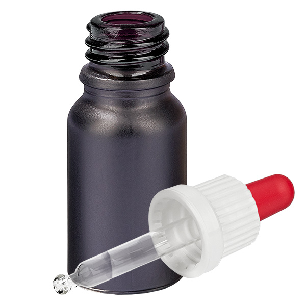 10ml pipetfles wit/rood OV BlackLine UT18/10 10ml pipetfles wit/rood OV BlackLine UT18/10