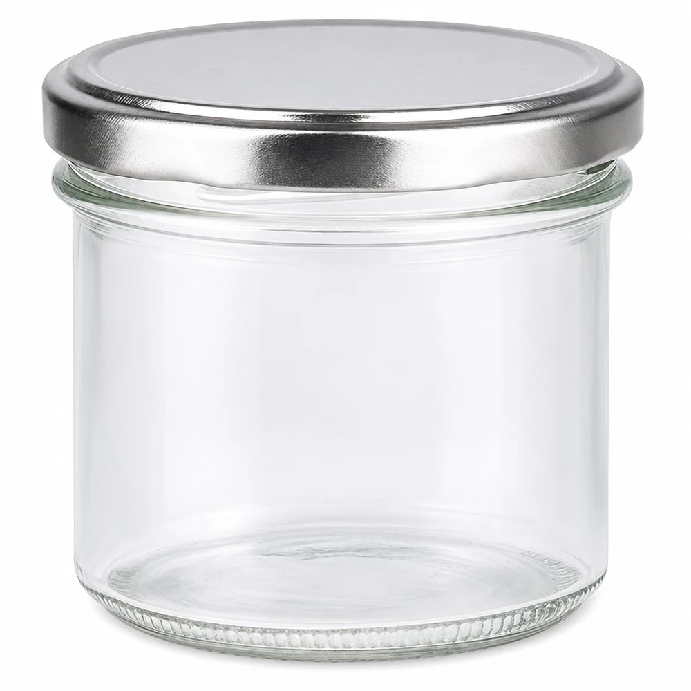 125ml bekers met BasicSeal deksel zilver UNiTWIST