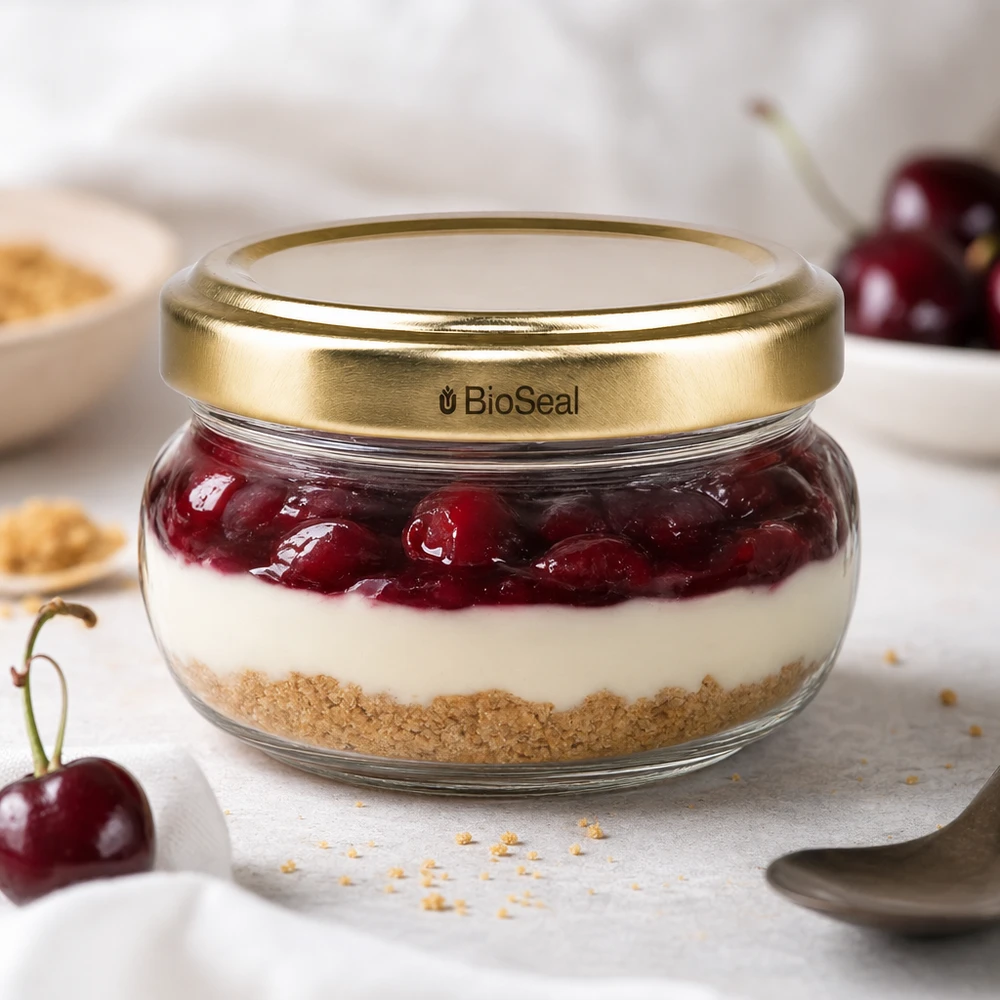 120ml terrine met BioSeal deksel goud UNiTWIST 120ml terrine met BioSeal deksel goud UNiTWIST