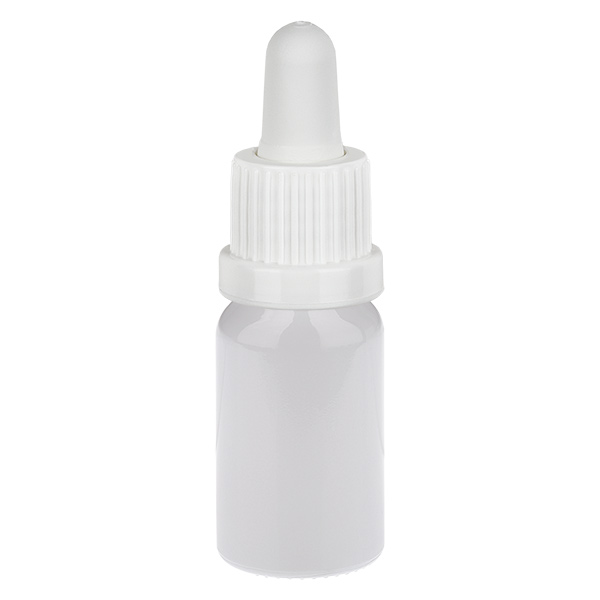 10 ml pipetflesje wit originele sluiting WhiteLine UT18/10 10 ml pipetflesje wit originele sluiting WhiteLine UT18/10