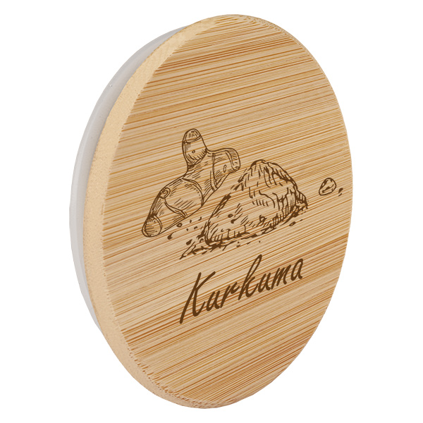Houten deksel "Kurkuma" voor WECK RR60 Houten deksel "Kurkuma" voor WECK RR60