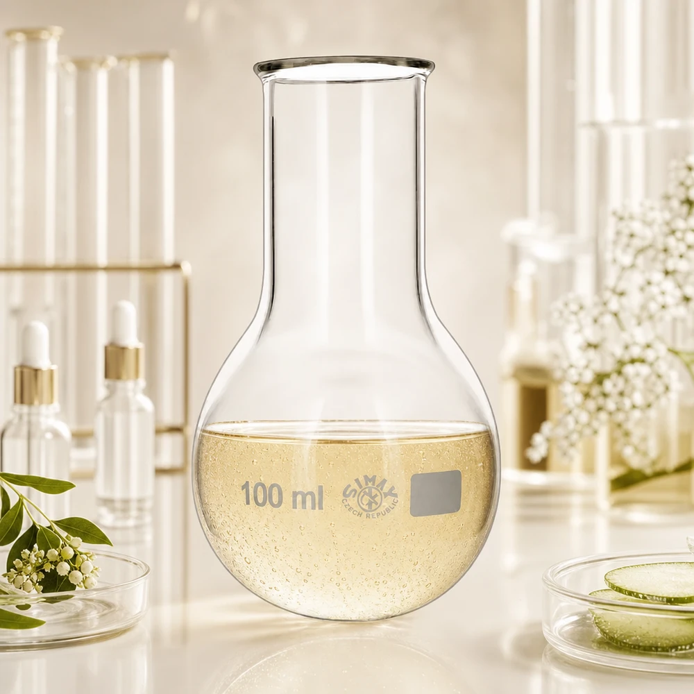 Kwaliteitsglasfles 100ml met schaalverdeling voor exacte volumemeting