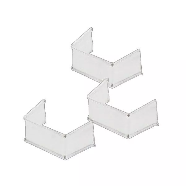 100 x U-Clip van papier, lengte 33, wit 100 x U-Clip van papier, lengte 33, wit