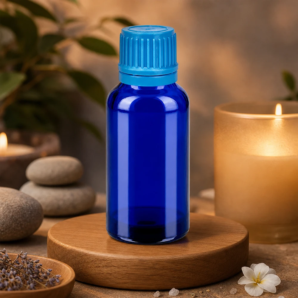 Veelzijdig glazen flesje 30ml voor parfumoliën tincturen en zelfgemaakte wellnessproducten