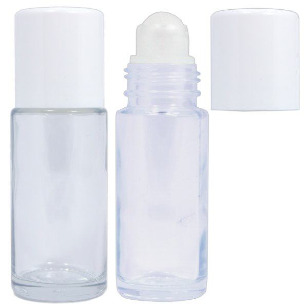 Deo roller (roll-on) 50 ml helder glas compleet Deo roller (roll-on) 50 ml helder glas compleet