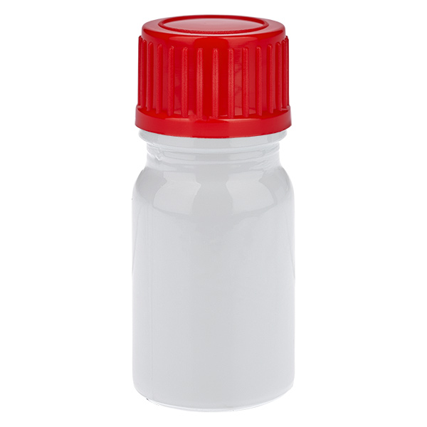 5 ml flesje 11 mm schroefdop rood standaard WhiteLine UT18/5