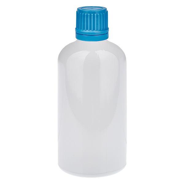 100 ml fles 11 mm schroefdop blauw originele sluiting WhiteLine UT18/100