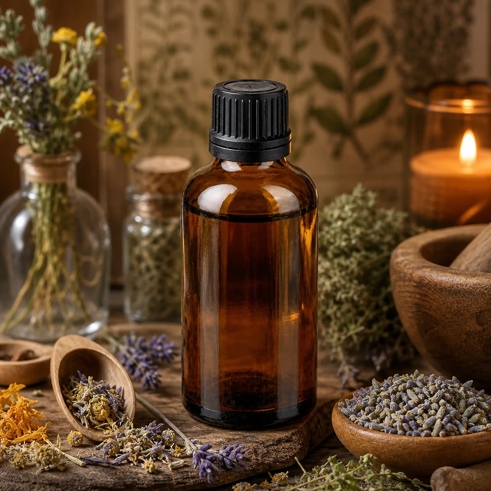 50ml druppelfles 1mm zwart OV BrownLine UT18/50 50ml amberkleurig glazen druppelflesje voor precieze toepassing van Bach bloemen en homeopathische middelen