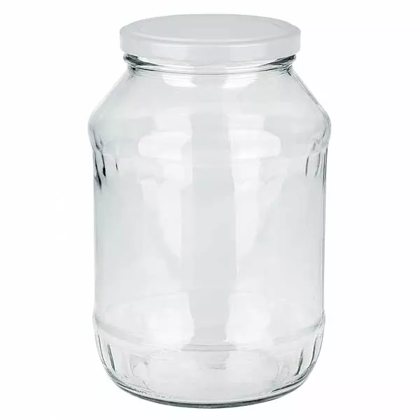 2650ml rond glas met BasicSeal deksel wit UNiTWIST 2650ml rond glas met BasicSeal deksel wit UNiTWIST
