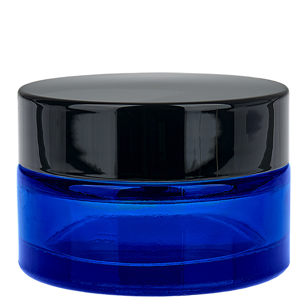 Glazen pot 20ml blauw met deksel UNiTWIST Glazen pot 20ml blauw met deksel UNiTWIST